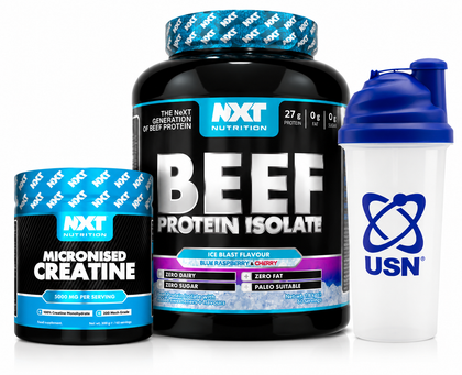 NXT NUTRITION BUNDLE DEAL 1 - (PROTEIN, CREATINE, SHAKER)